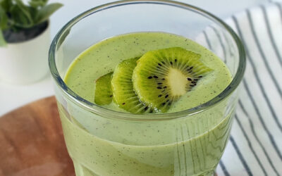 Kiwi Banana Spinach Smoothie | Weight-loss breakfast Smoothie